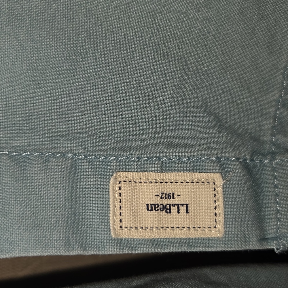 L.L. Bean Button Down Denim Shirt Sz Small - Picture 2 of 7
